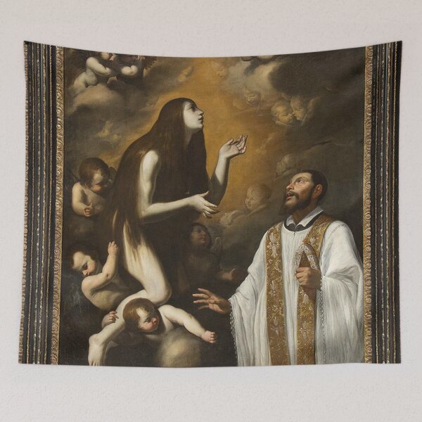 Item preview, Mary Magdalene vintage painting designed and sold by Vintage Designs +.