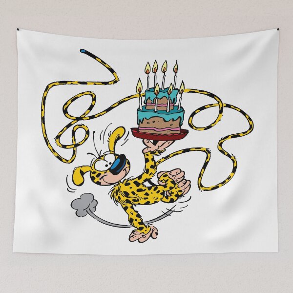 Item preview, Marsupilami birthday cake designed and sold by Hubashop.