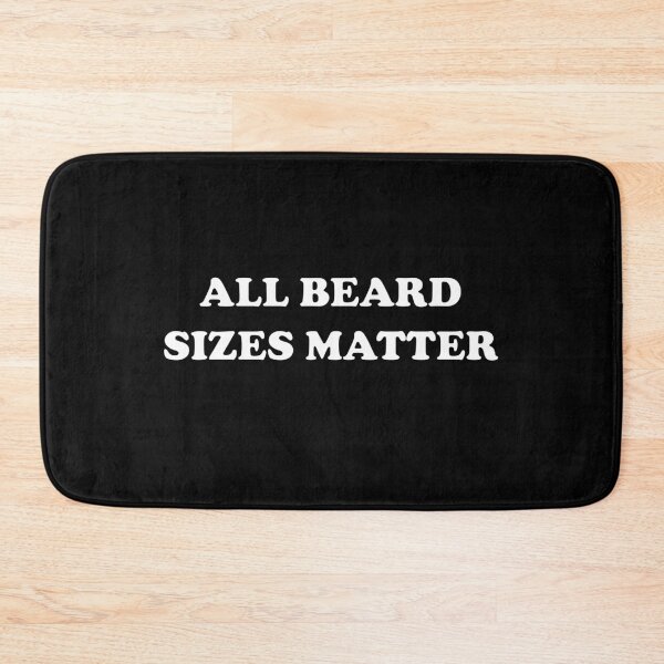 Item preview, All beard sizes matter Dark mode designed and sold by Deegital18.