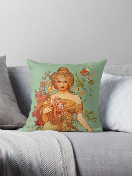 Item preview, Mucha Floral designed and sold by lollyjolie.