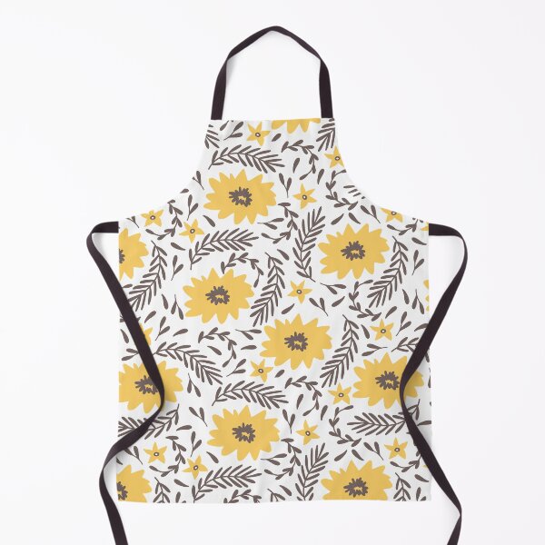 Item preview, Happy yellow cosmos flowers pattern designed and sold by Marianne1108.