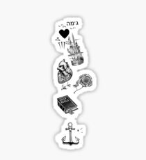 Harry Styles Left Arm Tattoos Sticker