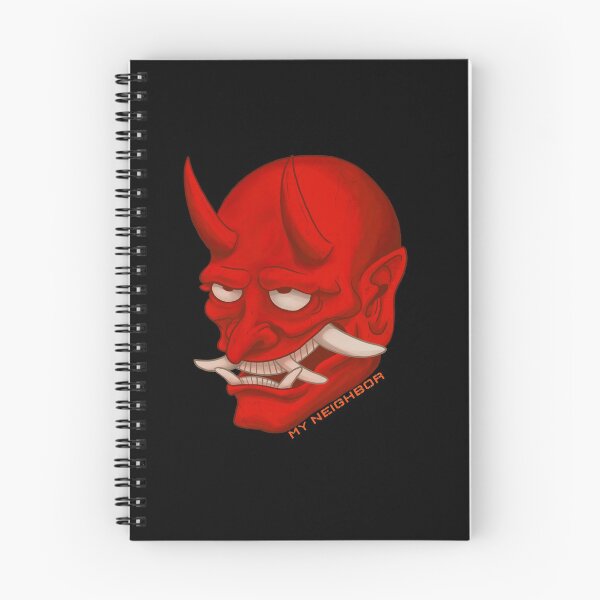 Item preview, My Neighbor, red devil face with enormous teeth designed and sold by Zwembad Vergelijker.