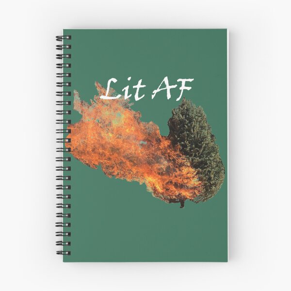 Item preview, Lit AF Burning Christmas Tree designed and sold by Zen  Goat.