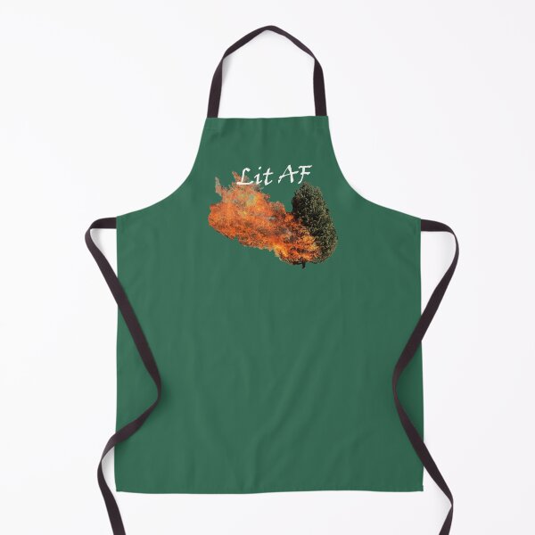 Item preview, Lit AF Burning Christmas Tree designed and sold by Zen Goat.