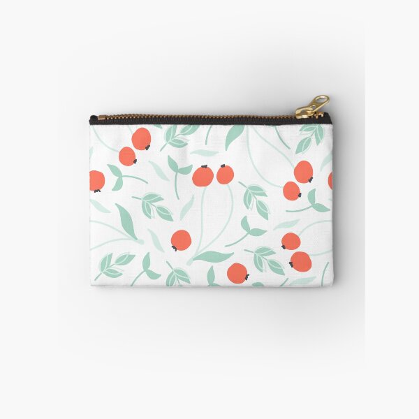 Item preview, Red berries and green leaves pattern designed and sold by Marianne1108.