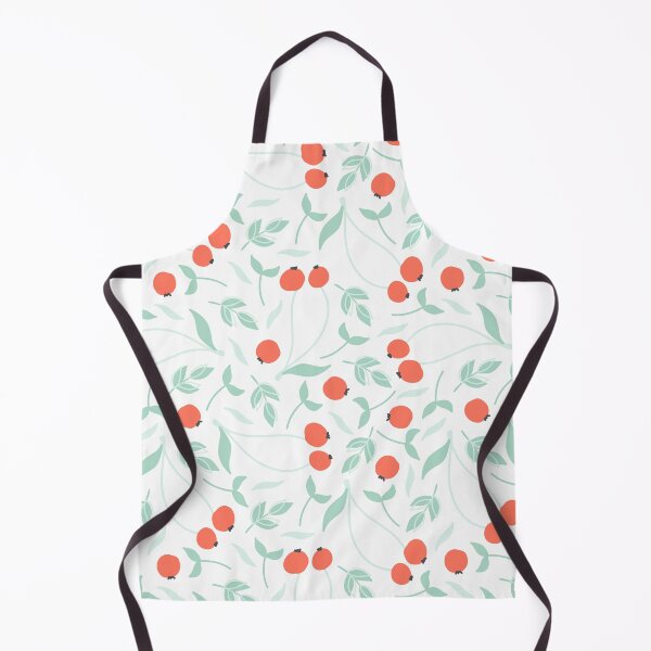 Item preview, Red berries and green leaves pattern designed and sold by Marianne1108.