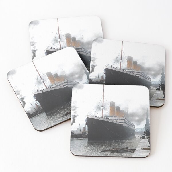 Item preview, Titanic prepares to leave port, 1912 designed and sold by Marina Amaral.