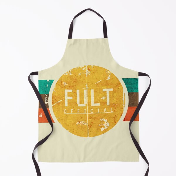 Item preview, Damaged Minimal Retro Blue Brown Red Orange Colour Palette Print designed and sold by FULT-OFFICIAL.