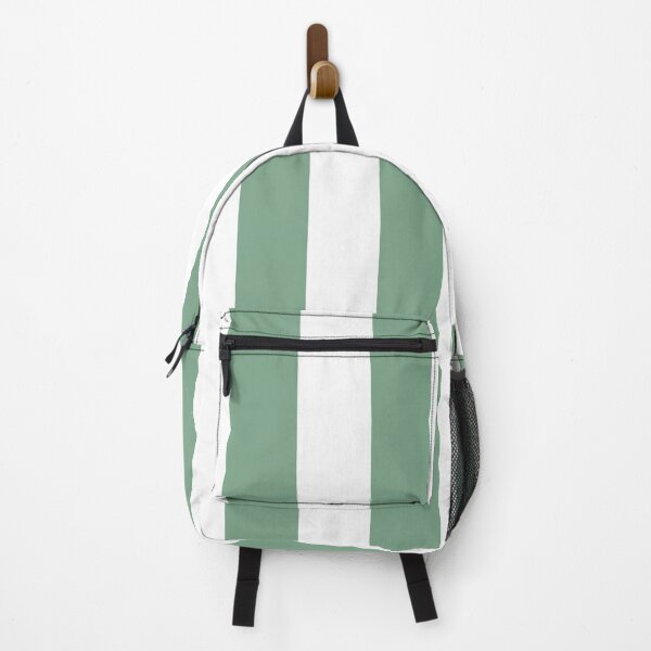 Item preview, Sage Green and White Vertical Cabana Tent Stripes designed and sold by podartist.