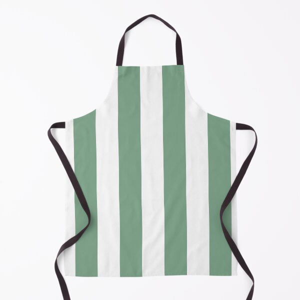 Item preview, Sage Green and White Vertical Cabana Tent Stripes designed and sold by podartist.