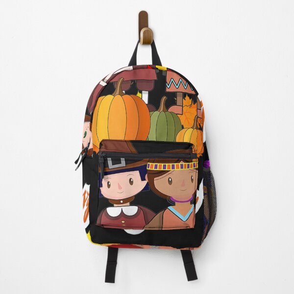 Item preview, Thanksgiving Pilgrim Give Thanks Pumpkin designed and sold by perimitoous.