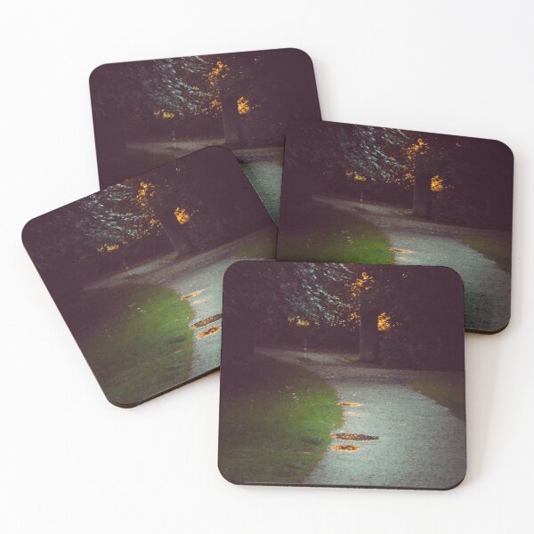 Item preview, Romantic park way in the evening designed and sold by Ingo Menhard.