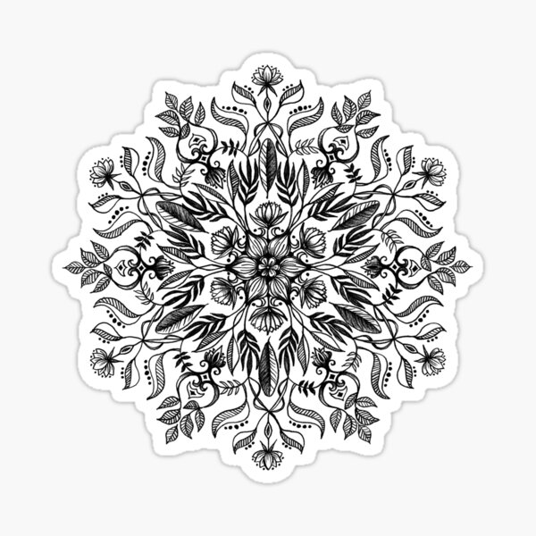 Item preview, Thrive - Monochrome Mandala designed and sold by micklyn.