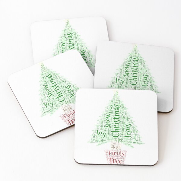 Item preview, Christmas Word Art - Holiday Tree designed and sold by ittybittyowl.