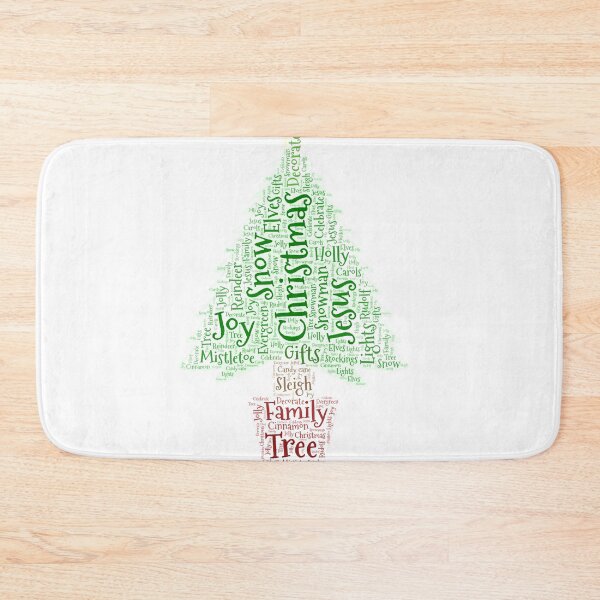Item preview, Christmas Word Art - Holiday Tree designed and sold by ittybittyowl.
