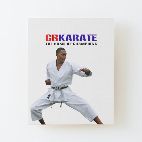 GB Karate - George Best 02 Wood Mounted Print