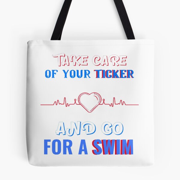 Item preview, Take Good Care Of Your Ticker And Go For A Swim designed and sold by Zwembad Vergelijker.