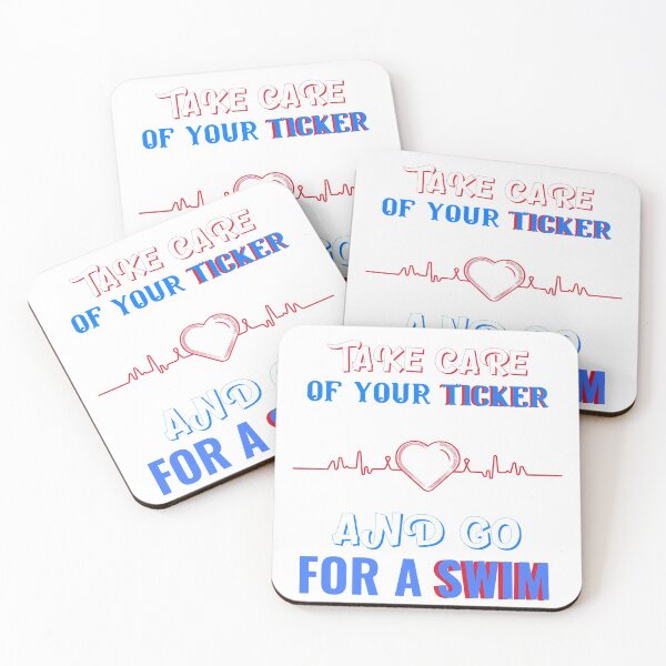 Item preview, Take Good Care Of Your Ticker And Go For A Swim designed and sold by Zwembad Vergelijker.
