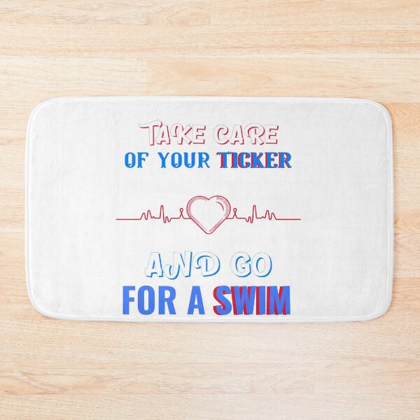 Item preview, Take Good Care Of Your Ticker And Go For A Swim designed and sold by Zwembad Vergelijker.