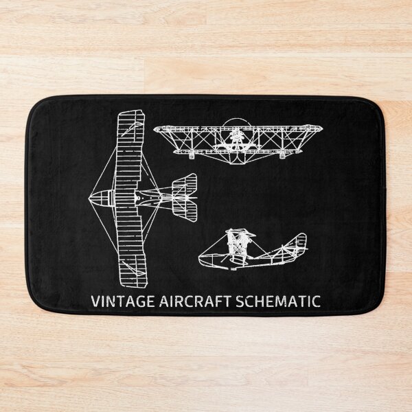 Item preview, Vintage Aircraft Schematic Birthday Gift designed and sold by GBDesigner.