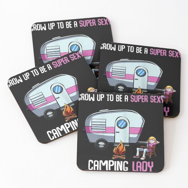 Item preview, Super Sexy Camping Lady Camper designed and sold by perimitoous.