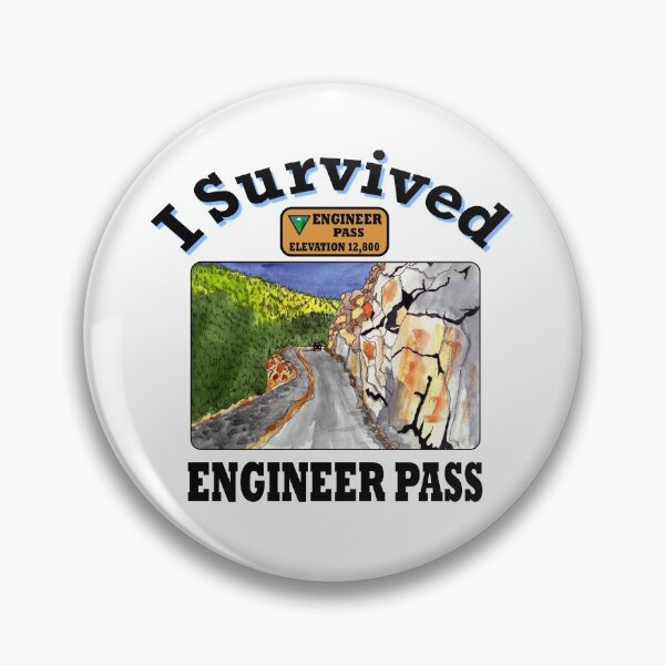 Item preview, I Survived Engineer Pass Painting 1, Ouray, Colorado designed and sold by MMc Buck.
