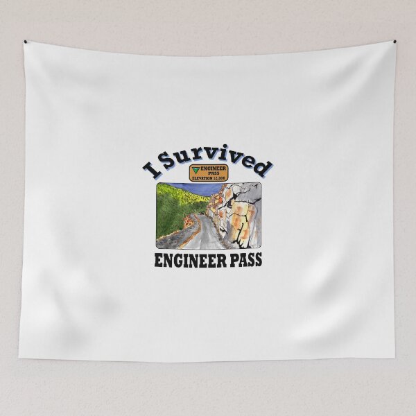 Item preview, I Survived Engineer Pass Painting 1, Ouray, Colorado designed and sold by MMc Buck.