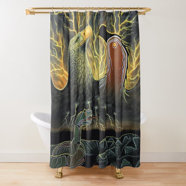Thunderbird and Serpent Shower Curtain