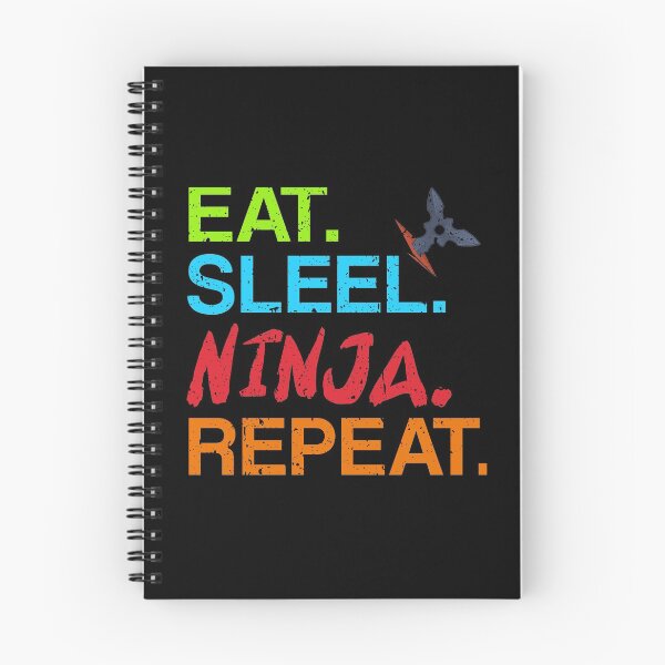 Item preview, Funny Ninja Eat Sleep Ninja Repaet designed and sold by YES!GOODY.