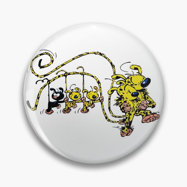 Item preview, Marsupilami babies hanging on tail designed and sold by Hubashop.