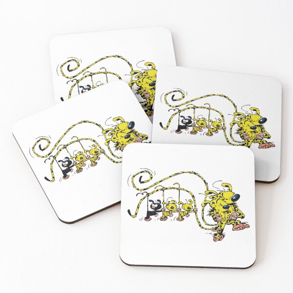 Item preview, Marsupilami babies hanging on tail designed and sold by Hubashop.