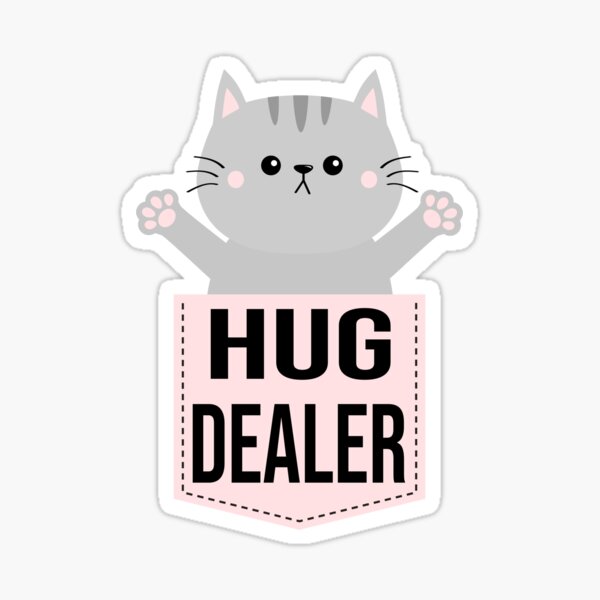 Hug Dealer Cat Shirt Hug Dealer Kitty Cat Meme