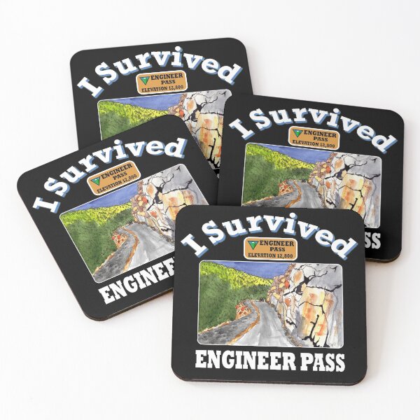 Item preview, I Survived Engineer Pass Painting 2, Ouray Colorado designed and sold by MMc Buck.