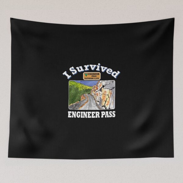 Item preview, I Survived Engineer Pass Painting 2, Ouray Colorado designed and sold by MMc Buck.