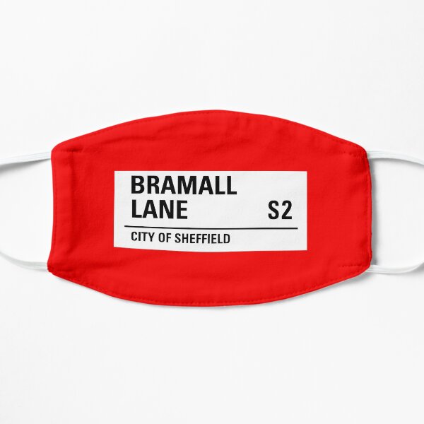 Sheffield , Bramall lane road sign design Flat Mask