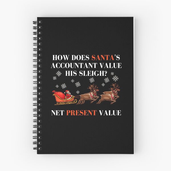 Item preview, Christmas Accounting Pun designed and sold by Lolas-Creations.