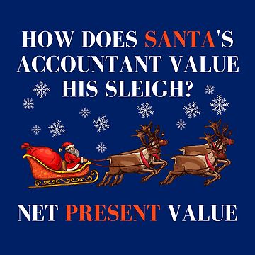 Christmas Accounting Pun Sticker for Sale by Lolas-Creations