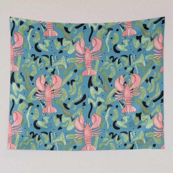Item preview, Lobster - Teal designed and sold by DukaDevi.