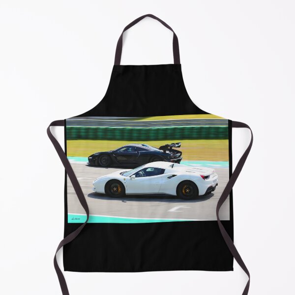 Item preview, McLaren Senna vs Ferrari 488 designed and sold by Peter Kraaibeek | Generative Designs and Car Art.