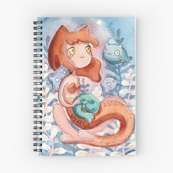 Item preview, Cat Mermaid designed and sold by Threeleaves.