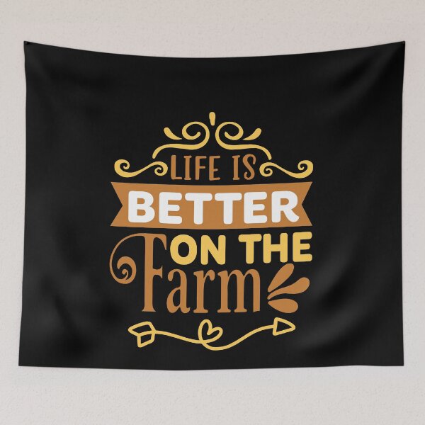 Item preview, Life is Better On The Farm designed and sold by NisRayDesign.