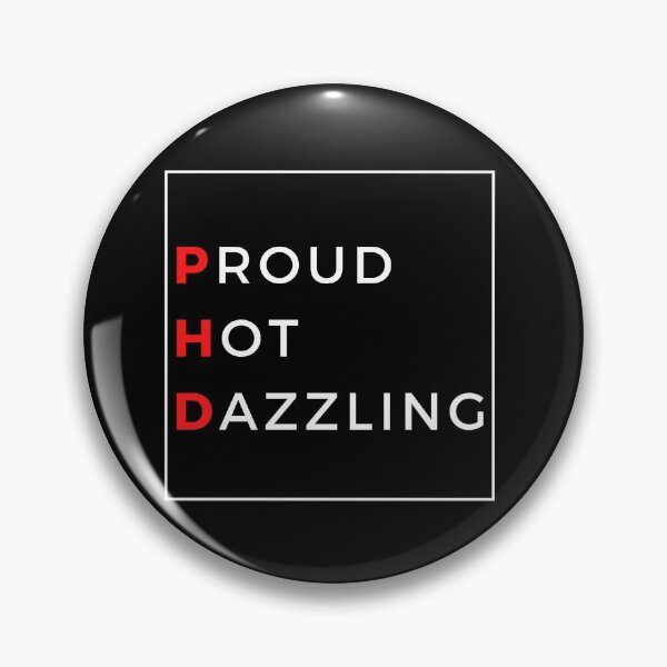 Item preview, Proud Hot Dazzling Minimal Black+Red designed and sold by ProudAcademic.