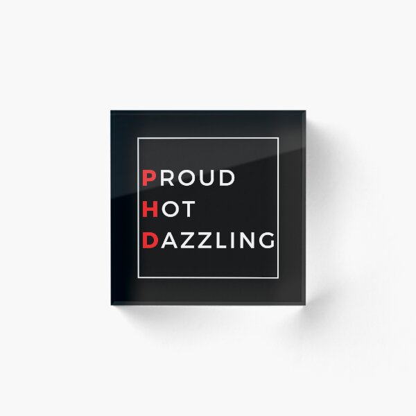 Item preview, Proud Hot Dazzling Minimal Black+Red designed and sold by ProudAcademic.
