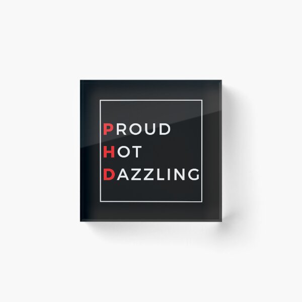 Item preview, Proud Hot Dazzling Minimal Black+Red designed and sold by ProudAcademic.