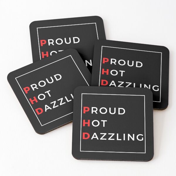 Item preview, Proud Hot Dazzling Minimal Black+Red designed and sold by ProudAcademic.