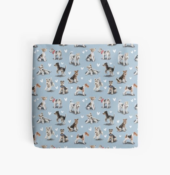 The Fox Terrier All Over Print Tote Bag