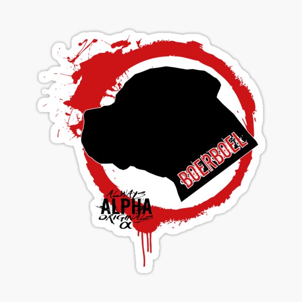Boerboel Head Sticker