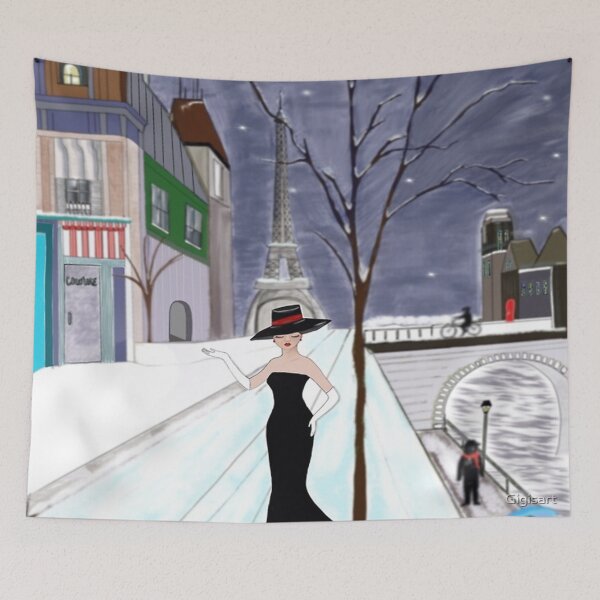 Item preview, Winter's Twilight in Paris designed and sold by Gigisart.