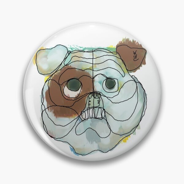 Item preview, Bulldog One Line Drawing designed and sold by elementw.